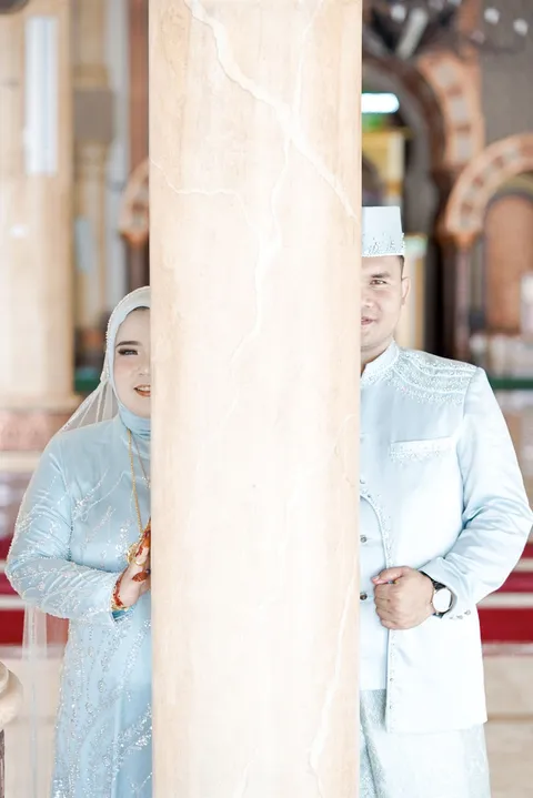 Foto sampul undangan Leny & Khairul