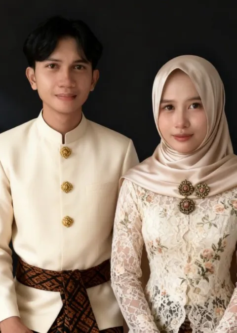 Foto sampul undangan Sanda & Risna
