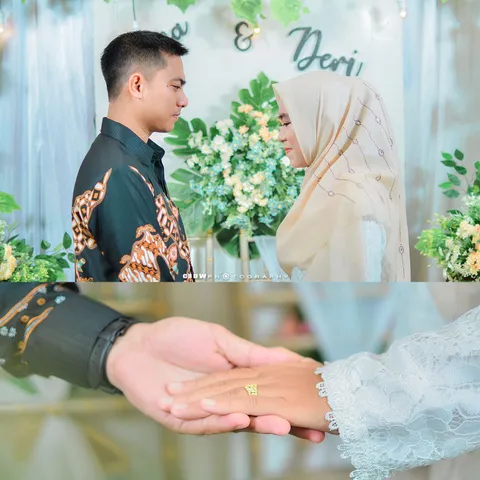 Foto sampul undangan Deri & Nova