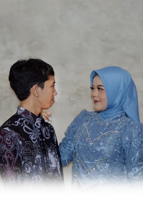 Foto sampul undangan Nanda & Syifa