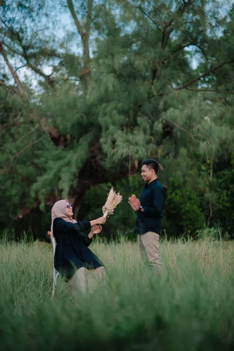 Foto sampul undangan Alfin & Nindy