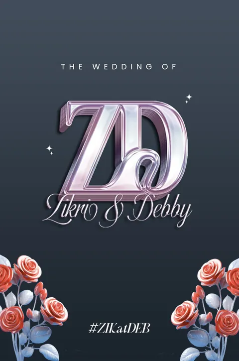 Foto sampul undangan Debby & Zikri