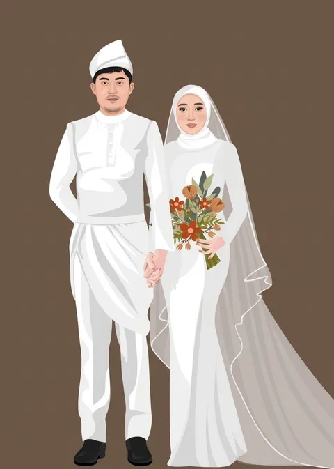 Foto sampul undangan Saddam & Nurul