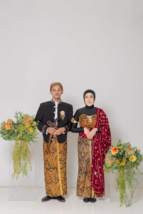 Foto sampul undangan Adam & Saras