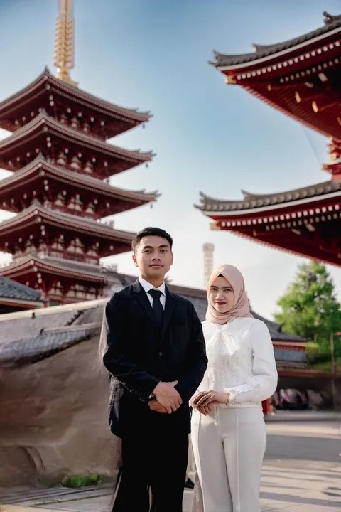 Foto sampul undangan Halimah & Arya