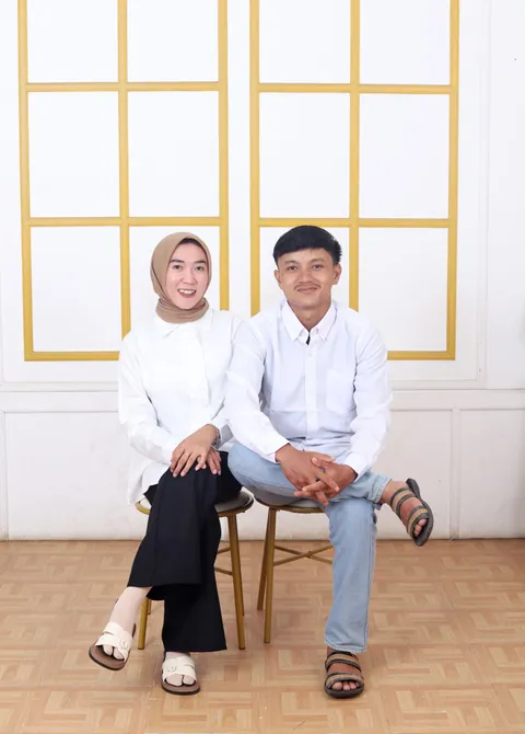 Foto sampul undangan Elga & Lira