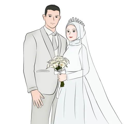 Foto sampul undangan Nurhasanah & Muhaemin