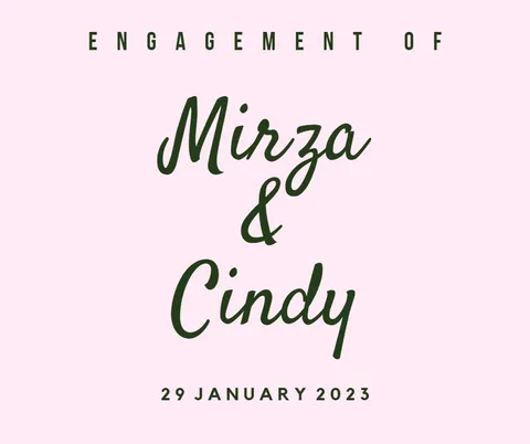 Foto sampul undangan Cindy & Mirza