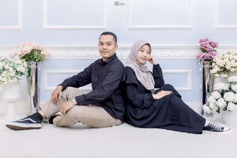 Foto sampul undangan Nafi & Lutfi