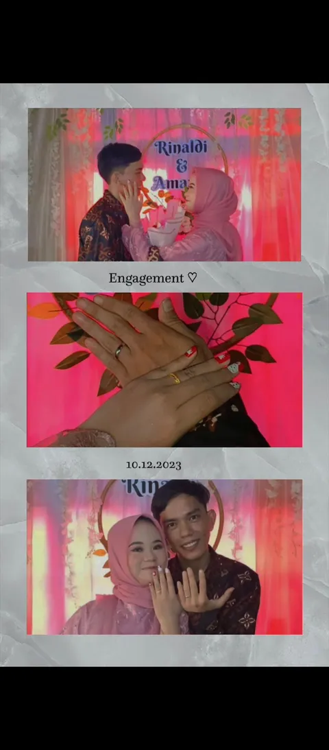 Foto sampul undangan Manda & Rinaldi