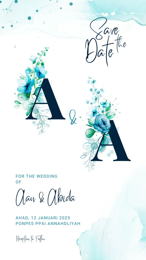 Foto sampul undangan Abidah & Aan