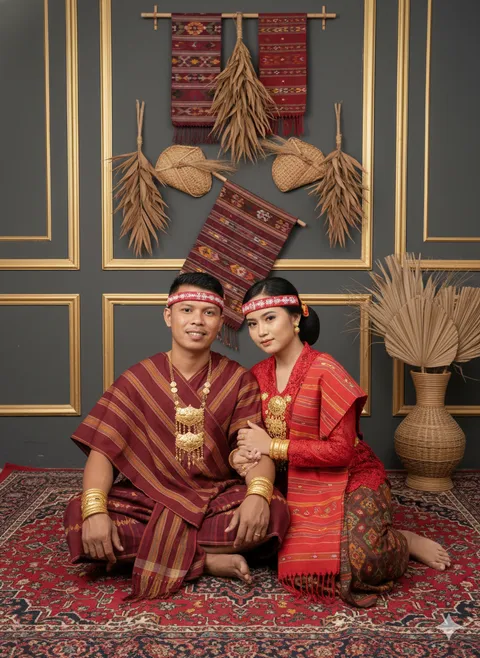 Foto sampul undangan Salmania. & Randy