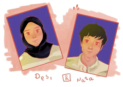 Foto sampul undangan Desi & Nata