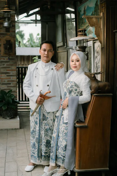 Foto sampul undangan Novy & Arif