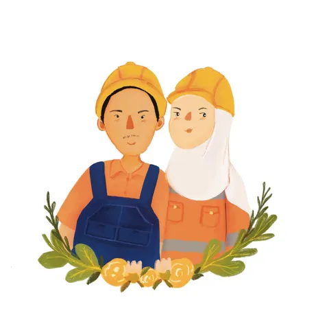 Foto sampul undangan Diki & Rofi