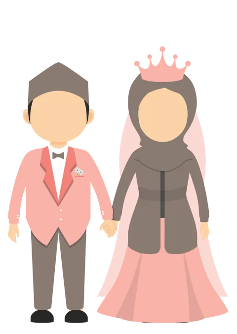 Foto sampul undangan Aji & Nanda