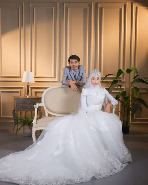 Foto sampul undangan Arun & Aldi