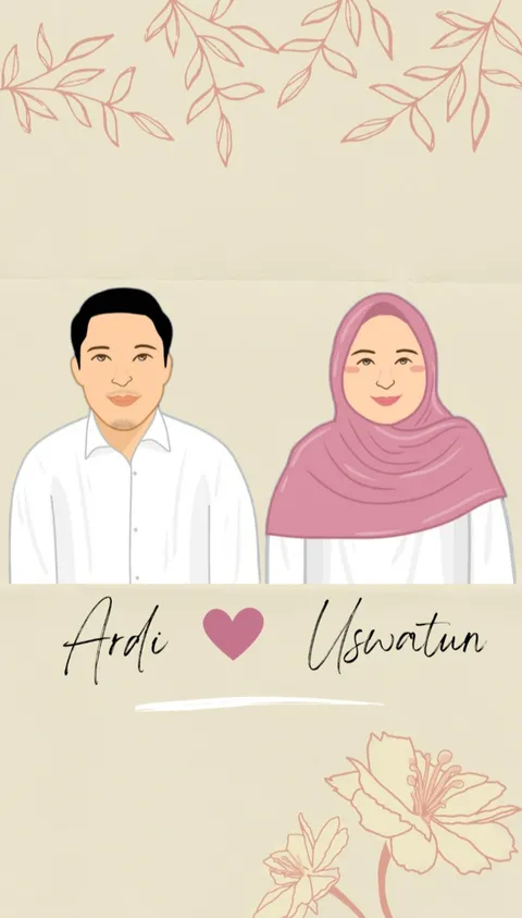 Foto sampul undangan Ardi & Uswatun