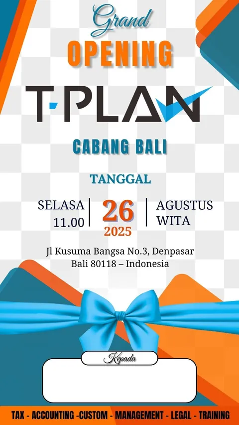 Foto sampul undangan T-Plan Bali