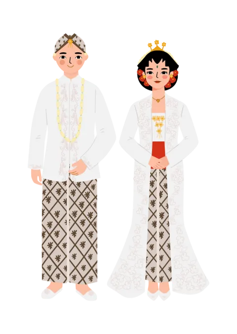 Foto sampul undangan Syarif & Leni