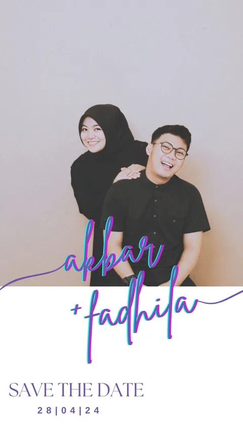 Foto sampul undangan Akbar & Fadhila
