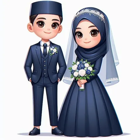 Foto sampul undangan Ainun & Umam