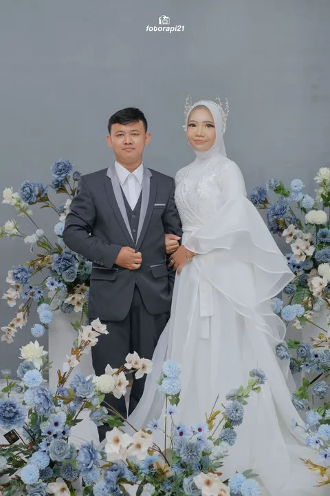 Foto sampul undangan Rizki & Arvi