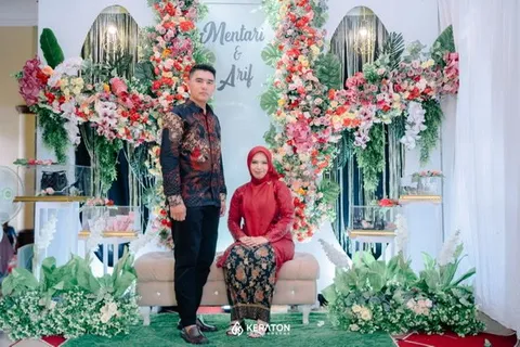 Foto sampul undangan Mentari Nafisah & Arif Maulana