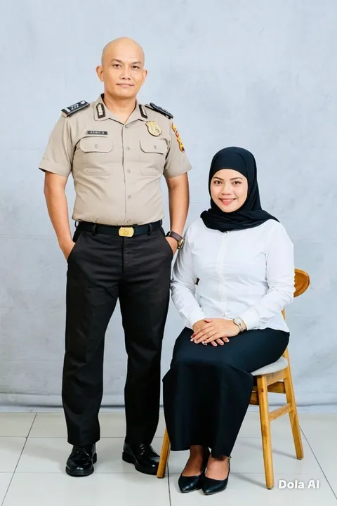 Foto sampul undangan Mufidah & Rocky M