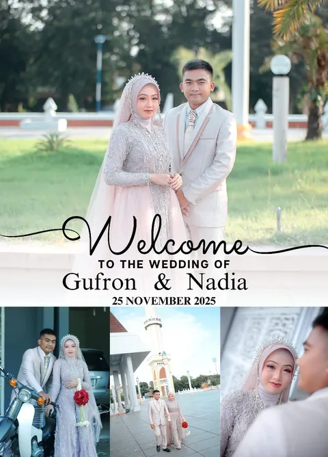 Foto sampul undangan Nahdhiyah & Gufron