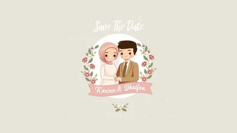 Foto sampul undangan Dhaifan & Karina
