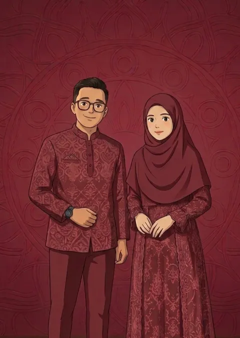 Foto sampul undangan Chaflatun Munawaroh & Mochamad Iqbal