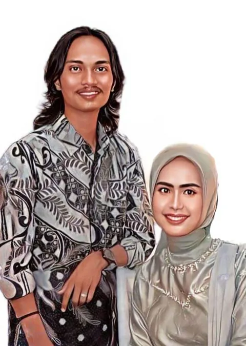 Foto sampul undangan Abduh & Dian