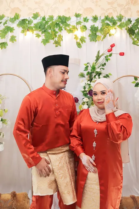 Foto sampul undangan Angga & Suci