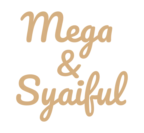 Foto sampul undangan Syaiful & Mega