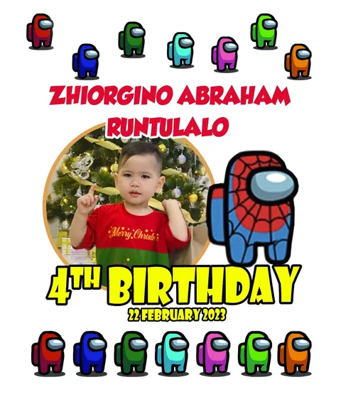 Foto sampul undangan Ulang Tahun Zhio