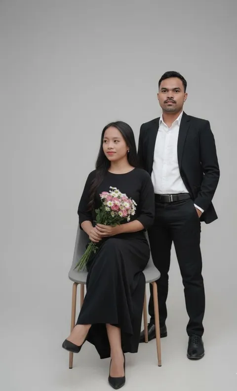 Foto sampul undangan Elin & Jhy
