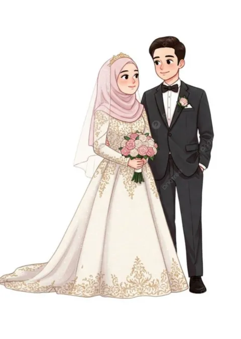 Foto sampul undangan Lukman & Nur