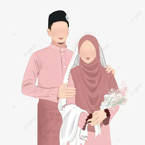 Foto sampul undangan Rina & Faat
