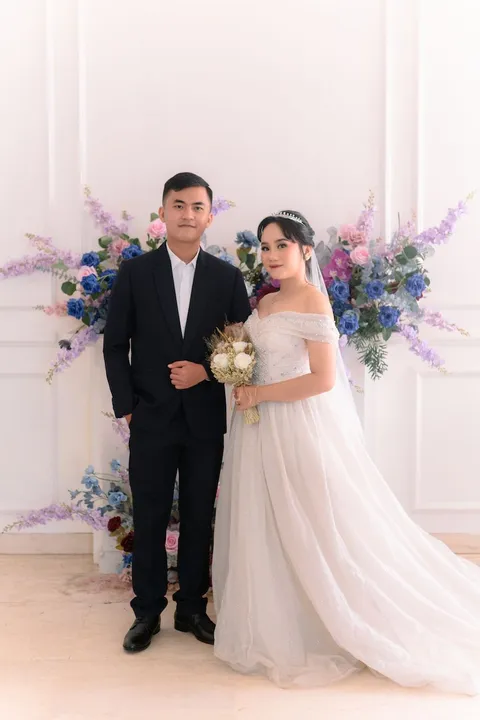 Foto sampul undangan Butet & Andri