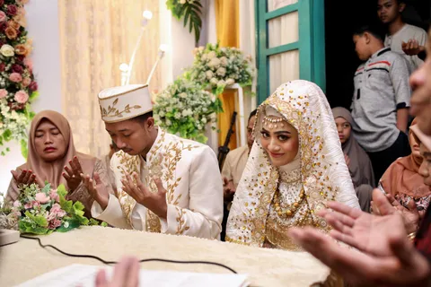 Foto sampul undangan Arjel & Afif