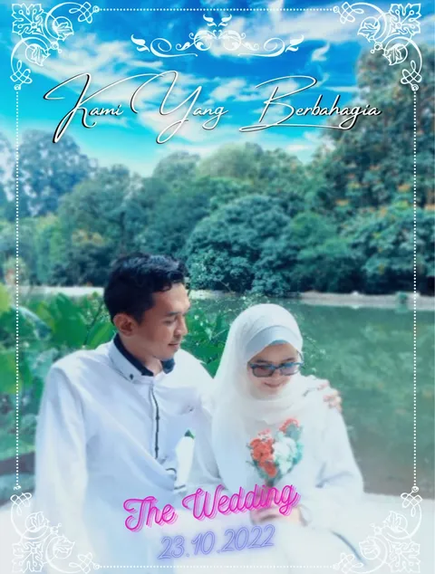 Foto sampul undangan Teija & Hesty