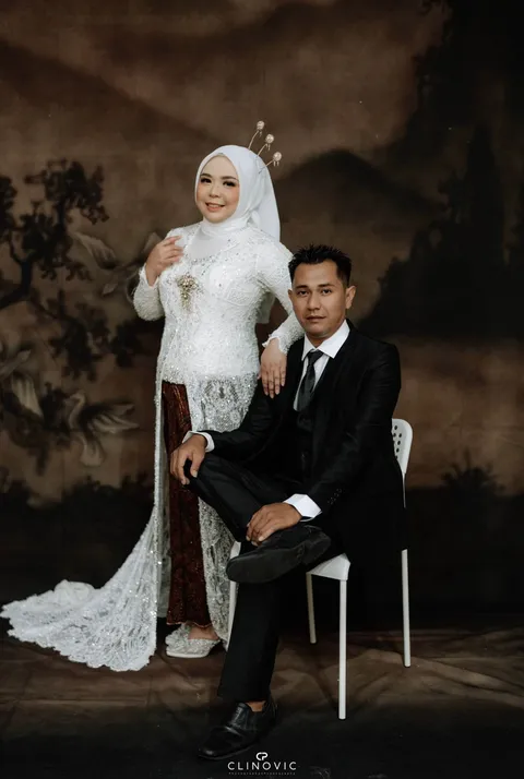 Foto sampul undangan Andik & Fani