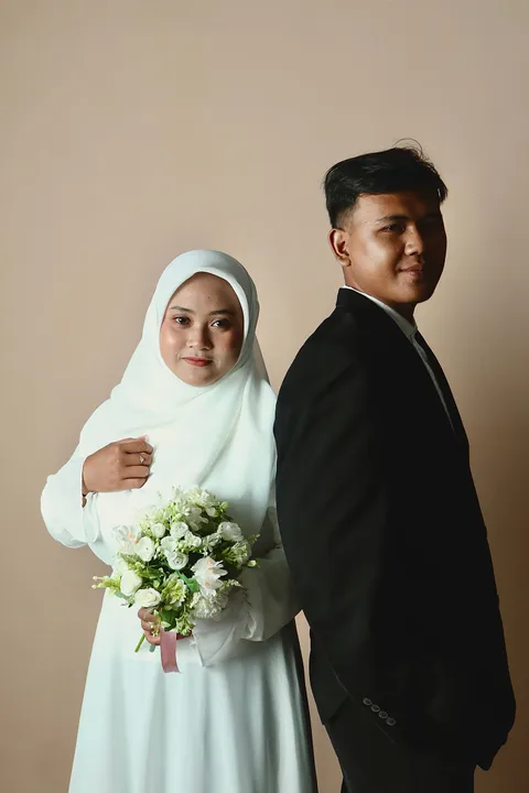 Foto sampul undangan Vina & Gilang