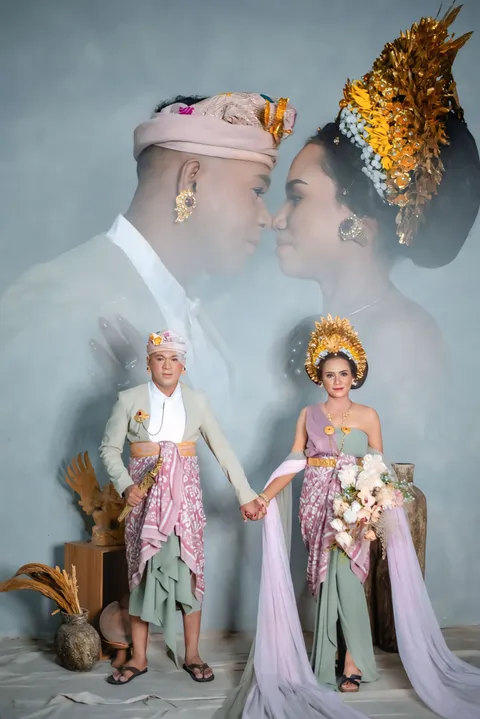 Foto sampul undangan Yuni & Geby