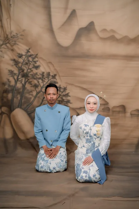 Foto sampul undangan Novita & Firman
