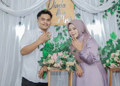 Foto sampul undangan Aris & Dinda