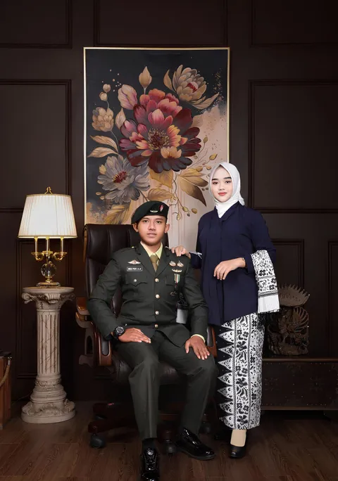 Foto sampul undangan Sella & Nico