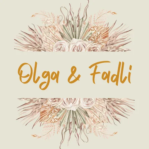Foto sampul undangan Fadli & Olga