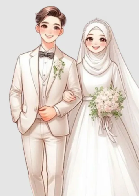 Foto sampul undangan Ari & Nisa